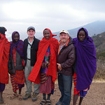 Entrance to Ngorongoro crater conservation area - 
together with Massai people