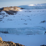 Still a lot of snow on Kilimanjaro ...