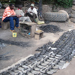 Popular shoes for Massai people - made from tires!