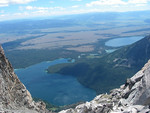 From this point I put our climbing gear in the backpack ...