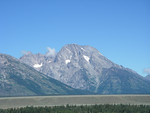 We were heading to Yellowstone National Park and went by Mount Moran.